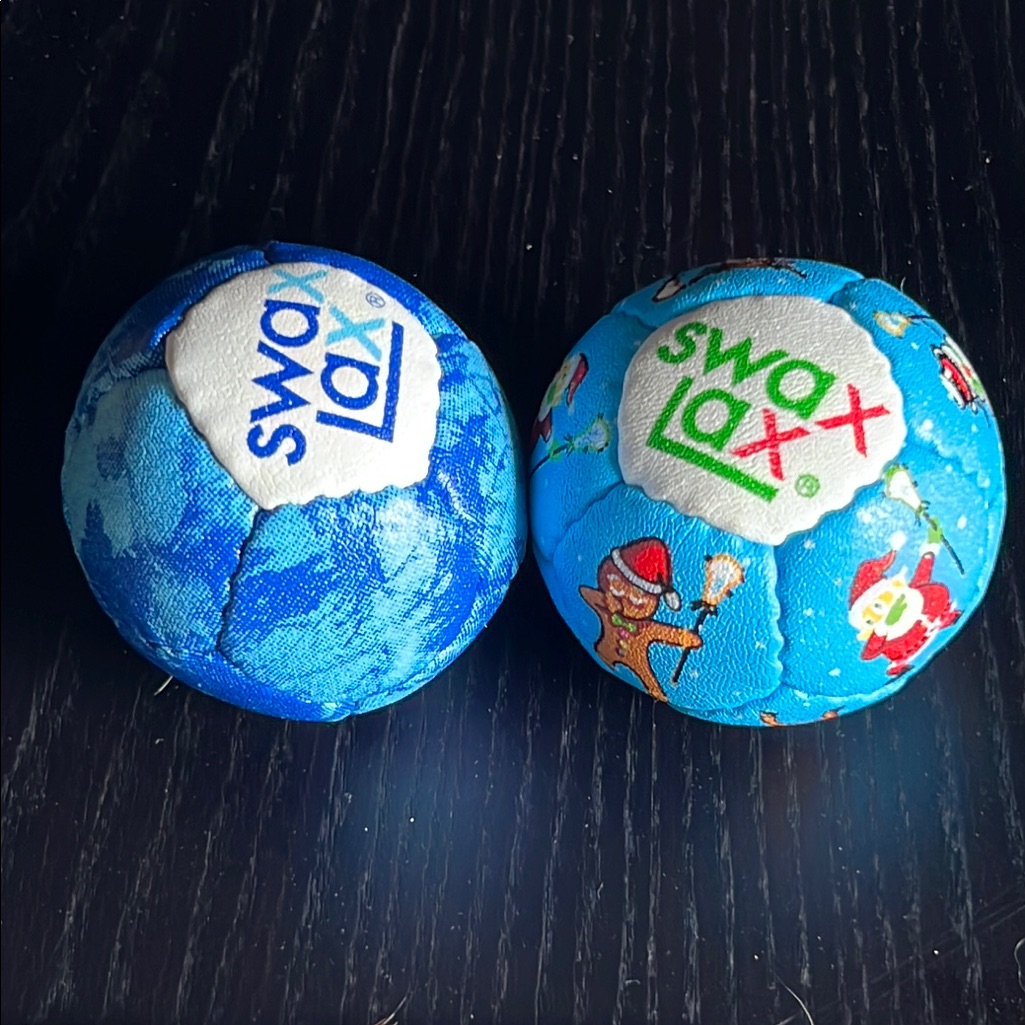 Swax Lax Weighted Lacrosse Practice Balls. 2 Balls Included.
